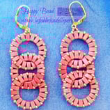 KIT Orecchini Loop the Loop Colore Rosa / Champagne