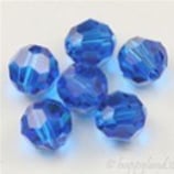Swarovski Bead 5000 - 4 mm Sfera Capri Blue