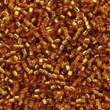 Delica 11/0 (DB1201) Oro Ambrato Silverlined