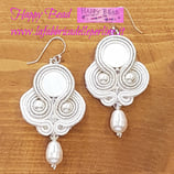 Orecchini Sposa Lilith Bianco/Argento