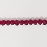 Cipollotti Sfaccettati 3x4mm Rosso Siam 50 pezzi