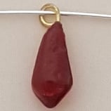 Ciondolo Goccia 13mm Rosso