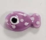 Perlina Pesce 19mm Viola