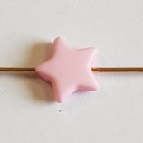 Perline Stella Rosa 9mm 10pz