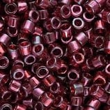 Delica 11/0 (DB105) Bordeaux Gold Luster Trasparent