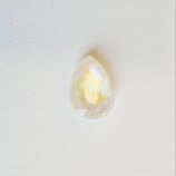 Cabochon Goccia 14x10mm Delite Bianco