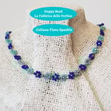 Kit Miyuki Collana Sparkle Flora versione Blu / Azzurro