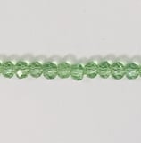 Cipollotti Sfaccettati 3x4mm Verde Prato 50pezzi
