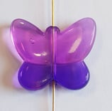 Farfalla Grande 24x28mm  Viola  in Plexiglass