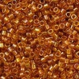 Delica 11/0 (DB65) Topaz Lined AB Inside Color