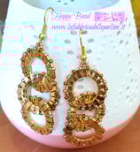 KIT Orecchini Loop the Loop Colore Oro / Bronzo / Champagne