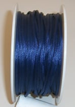Coda di Topo Satin 2mm Blu