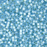 Delica 11/0   (DB628) Azzurro Alabaster Silverlined Dyed