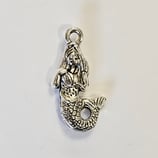 Ciondolo Metallo Sirena 23mm argento