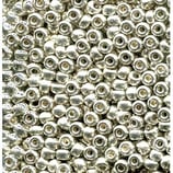 Round Rocailles 6/0 col.181 Argento Galvanize