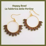 Kit Miyuki Orecchini Jasmin Bronzo
