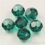Swarovski Bead 5000 - 4 mm Sfera Emerald