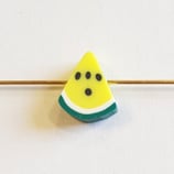 Perline Anguria Fetta Verde 10mm 5pz