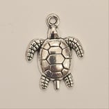 Ciondolo Metallo Tartaruga classica 24mm argento