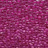 Round Rocailles 6/0 col.209 Fucsia Lined Crystal