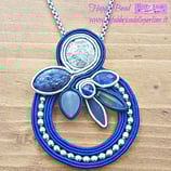 Ciondolo Odette Colore Blu China / Grigio