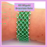 Kit Miyuki Braccaile Rete Verde / Rosa