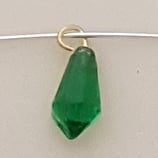 Ciondolo Goccia 13mm Verde