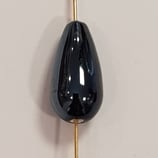 Goccia 20x10mm ceramica Nero