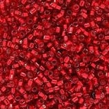 Delica 11/0 (DB602) Rosso Silverlined