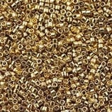 Delica 11/0 (DB34) Oro Chiaro 24kt Placcato Special Plating