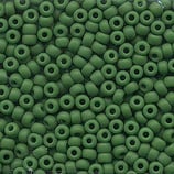 Round Rocailles 6/0 col.411 Verde Opaque