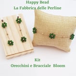 Kit Wire Orecchini e Bracciale Bloom versione Verdone
