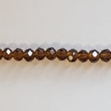 Cipollotti Sfaccettati 3x4mm Marrone 50 pezzi