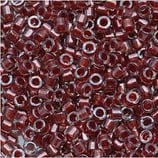 Delica 11/0 (DB924) Bordeaux Sparkling Lined Crystal Inside Color