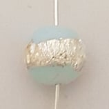 Sfera 9mm Azzurra striscia argento