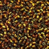 Delica 11/0 (DB604) Topazio Marrone Scuro Silverlined Dyed