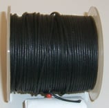 Coda di Topo 1,5mm Cottone Cerato Nero