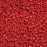 Round Rocailles 6/0 col.408 Rosso Opaque