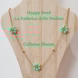 Kit Wire Collana Bloom versione Verde Menta
