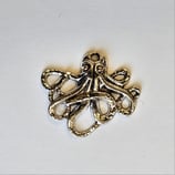 Ciondolo Metallo Polipo 20mm argento