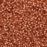 Delica 11/0 (DB622) Pesca Silverlined Alabaster Dyed