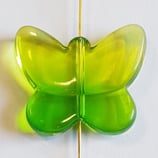 Farfalla Grande 24x28mm  Verde Lime  in Plexiglass