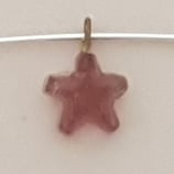 Ciondolo Stella 8mm Viola