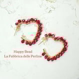 Kit Wire  Orecchini Cutie Cuore versione Rosso