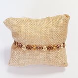 Kit Miyuki Collana / Bracciale Flora versione Oro / Crema / Bronzo