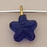 Ciondolo Stella 8mm Blu
