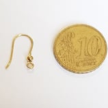 Monachella filo con pallina ARG925 Bagnato in Oro 18kt