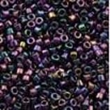 Delica 11/0 (DB4) Bordeaux/Nero Metallico AB