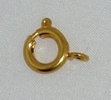 Anello a molla 9mm oro