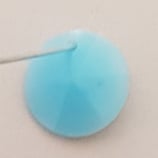 Pailette 12mm Azzurro Plastica Foro Alto